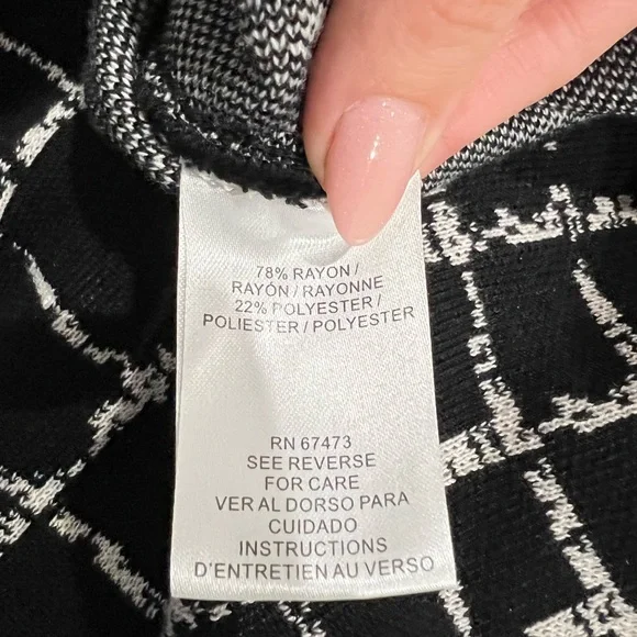 Taylor Women's Sweaterdress Black Size Small - Picture 9 of 9